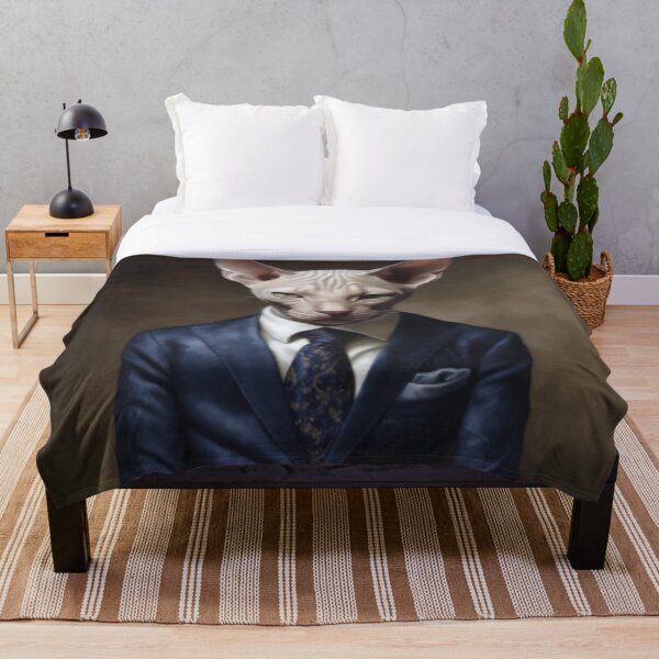 Item preview, Oil painting of a cat in a suit designed and sold by SPECTRA005.