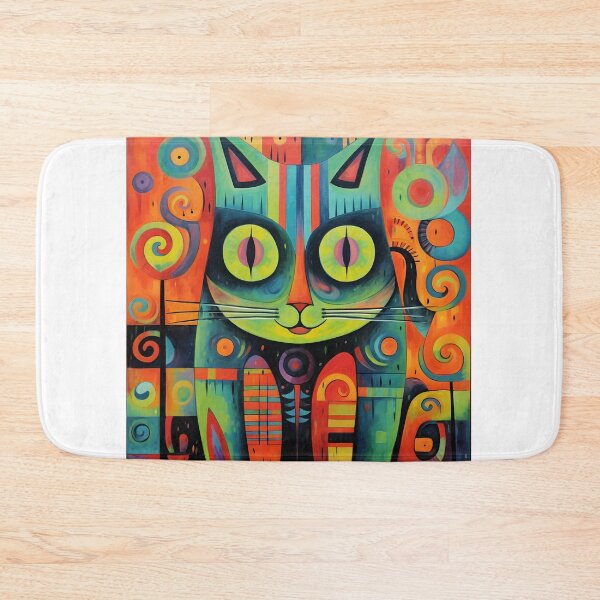 Item preview, Abstract Cat #2 designed and sold by DigiWorldAi.