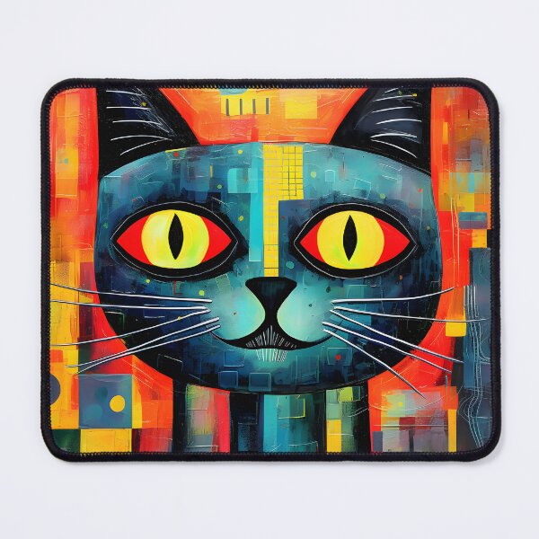 Item preview, Abstract Cat #3 designed and sold by DigiWorldAi.