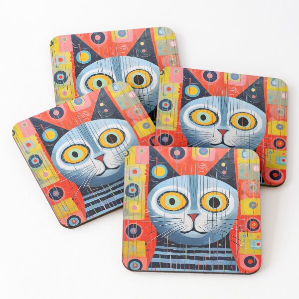 Item preview, Abstract  Cat #4 designed and sold by DigiWorldAi.
