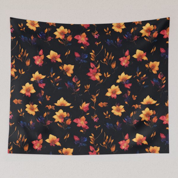 Item preview, Small Burning Flowers Seamless Pattern designed and sold by cocomikozza.