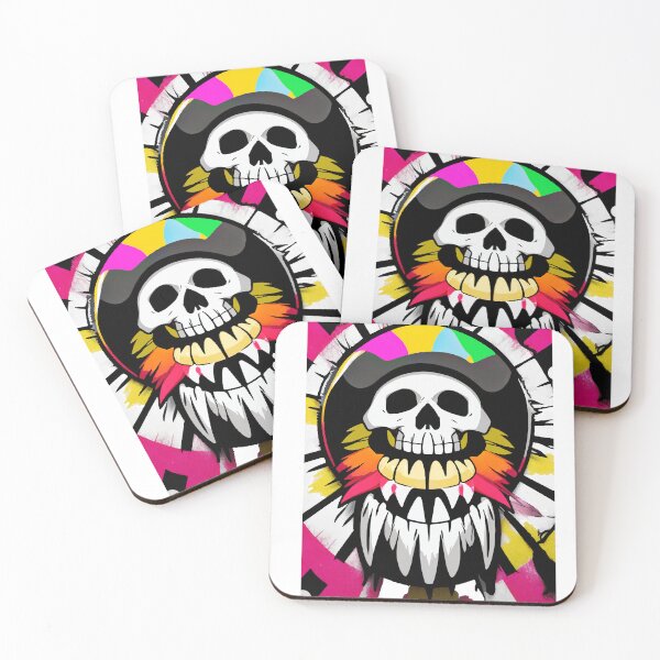 Item preview, colorful jolly roger designed and sold by Pellhimself.