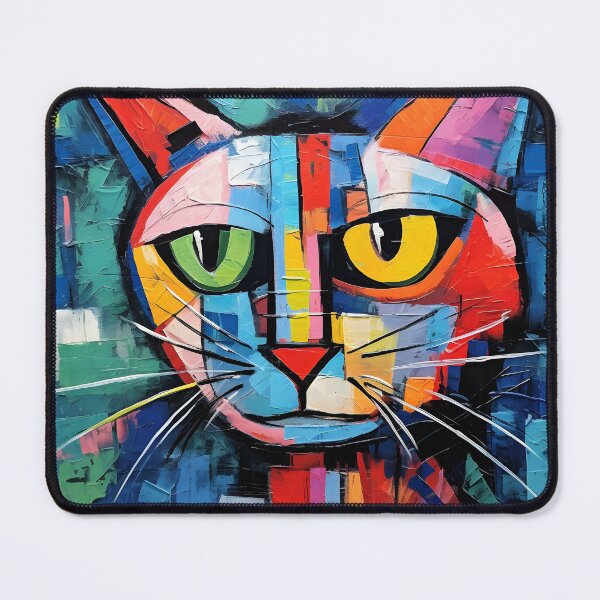 Item preview, Abstract Cat #5 designed and sold by DigiWorldAi.