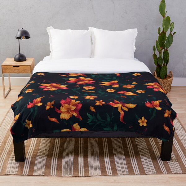 Item preview, Small Burning Flowers Seamless Pattern v2 designed and sold by cocomikozza.