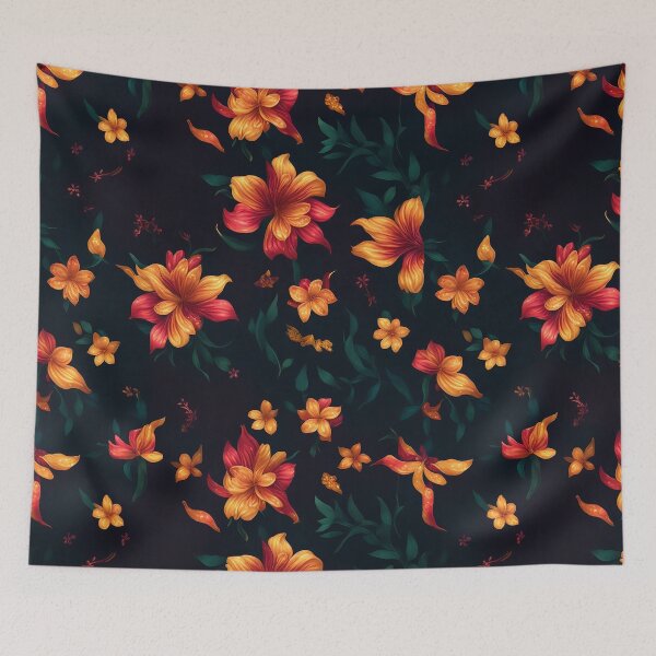 Item preview, Small Burning Flowers Seamless Pattern v2 designed and sold by cocomikozza.