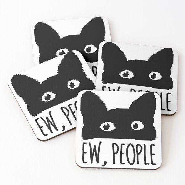 Item preview, Ew people funny cat pun designed and sold by Loveartse.