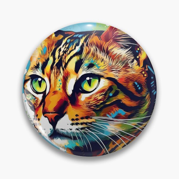 Item preview, Bengal Cat Collage Art - Creative Design with Multiple Elements for Feline Lovers designed and sold by DooodleGod.