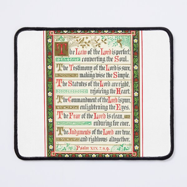 Item preview, The Law of the Lord is Perfect - Psalm 19. 7,8,9. designed and sold by Pictures With A Message.