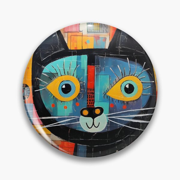 Item preview, Abstract Cat #6 designed and sold by DigiWorldAi.