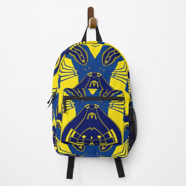 Item preview, *Attractive yellow and blue abstract music - An Alien musician in a cosmic geometric space art music notes - Great Gift for musicians, pianists, guitarists, and music lover* designed and sold by Ralek.