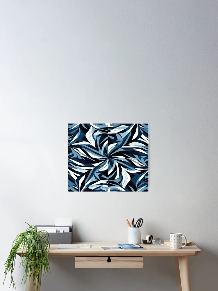 Thumbnail 2 of 3, Poster, Abstract Pattern designed and sold by Smiling Collie Designs.