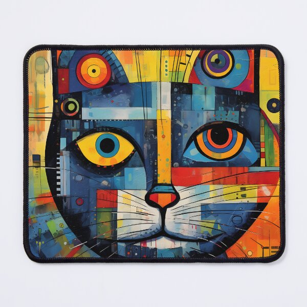 Item preview, Abstract Cat #7 designed and sold by DigiWorldAi.