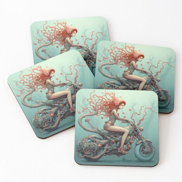 Item preview, Neuron motorbike girl designed and sold by Luukartificial.
