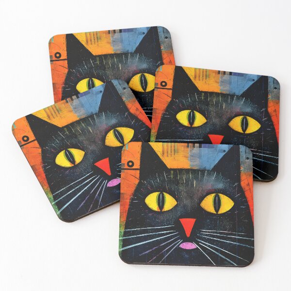 Item preview, Abstract Cat #8 designed and sold by DigiWorldAi.