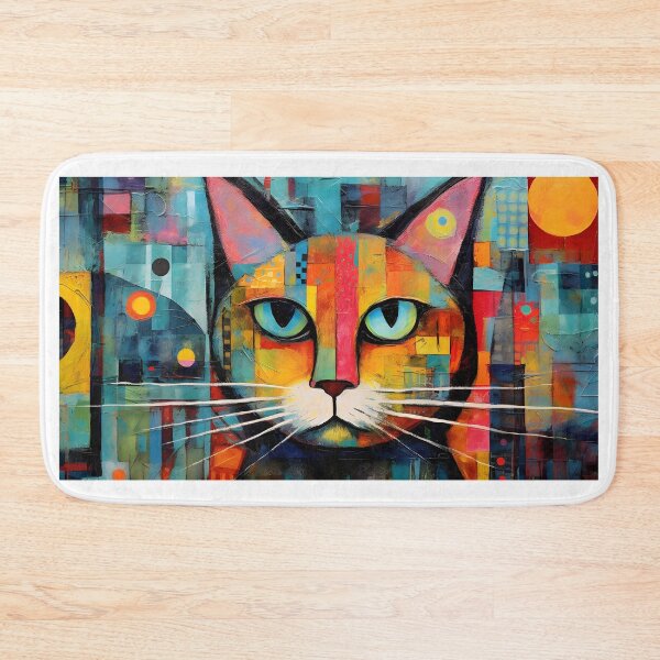 Item preview, Abstract Cat #9 designed and sold by DigiWorldAi.