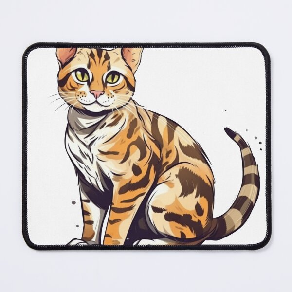 Item preview, Bengal Cat Cartoon Apparel and Products for Feline Lovers by Bengal designed and sold by DooodleGod.