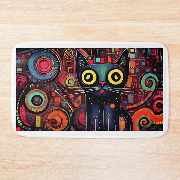 Item preview, Abstract Cat #10 designed and sold by DigiWorldAi.