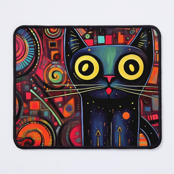 Item preview, Abstract Cat #10 designed and sold by DigiWorldAi.