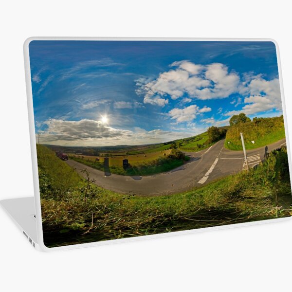 Country Roads - Killea Crossroads, Derry, N. Ireland Laptop Skin