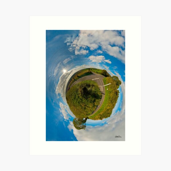 Country Roads - Killea Crossroads, Derry, N. Ireland Art Print