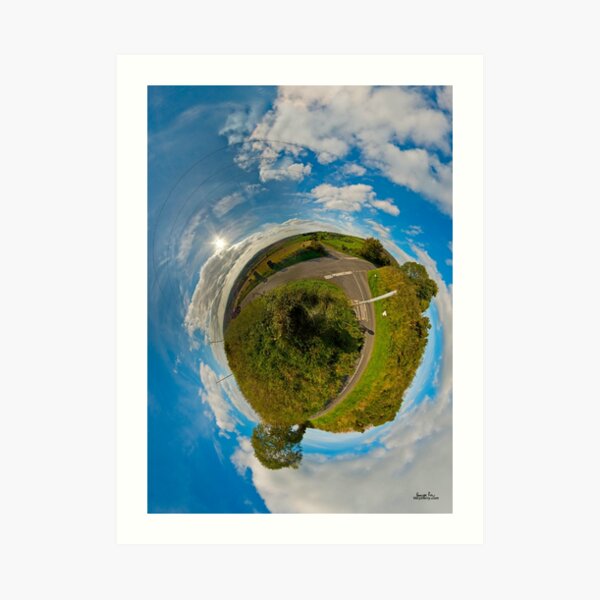 Country Roads - Killea Crossroads, Derry, N. Ireland Art Print