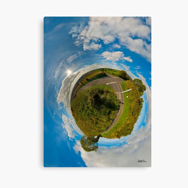 Country Roads - Killea Crossroads, Derry, N. Ireland Canvas Print