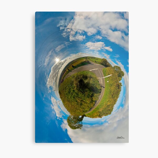 Country Roads - Killea Crossroads, Derry, N. Ireland Metal Print
