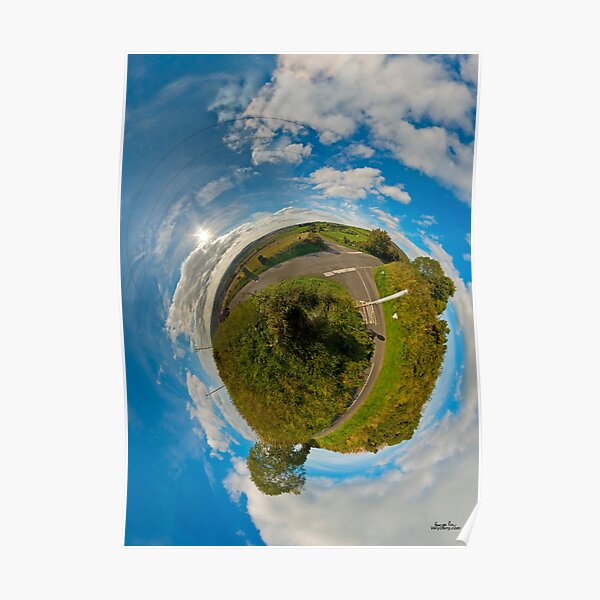 Country Roads - Killea Crossroads, Derry, N. Ireland Poster