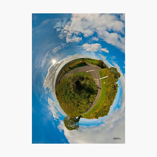 Country Roads - Killea Crossroads, Derry, N. Ireland Photographic Print