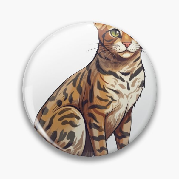 Item preview, Bizzy Cats: Whimsical Illustrations of Playful Bengals for Feline designed and sold by DooodleGod.