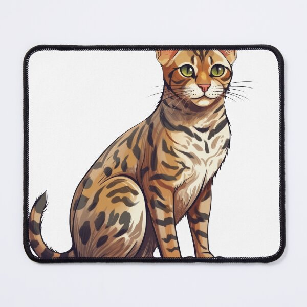 Item preview, Bizzy Cats: Whimsical Illustrations of Playful Bengals for Feline designed and sold by DooodleGod.