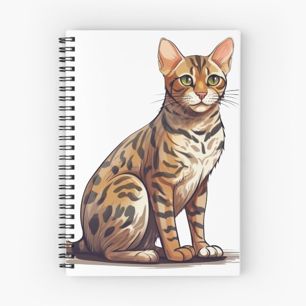Item preview, Bizzy Cats: Whimsical Illustrations of Playful Bengals for Feline designed and sold by DooodleGod.