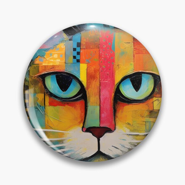 Item preview, Abstract Cat #9 designed and sold by DigiWorldAi.