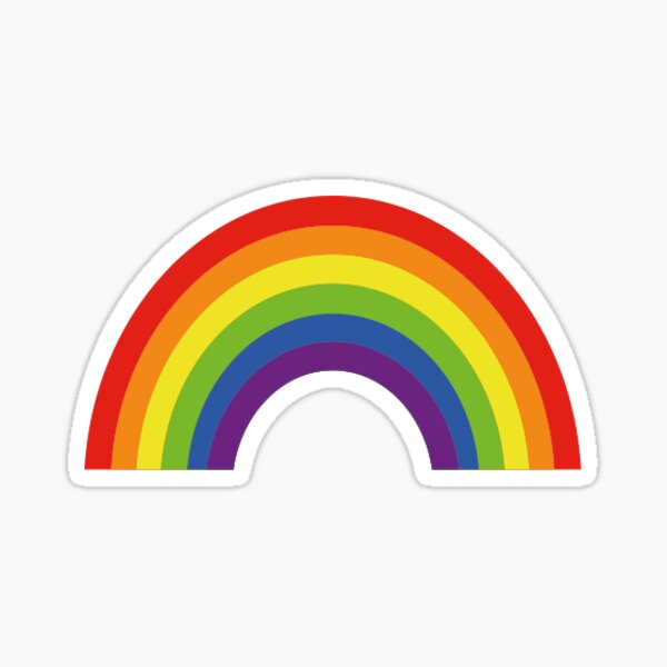 Pride Rainbow Sticker For Sale By Allysvalley Redbubble 4133