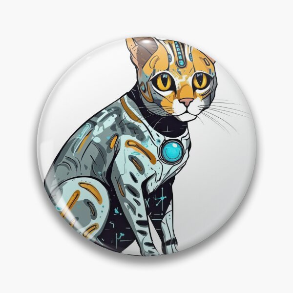 Item preview, Bengal Futuristix - Innovative High-Tech Design for Cat Lovers designed and sold by DooodleGod.
