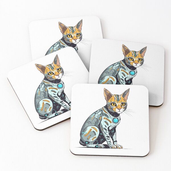 Item preview, Bengal Futuristix - Innovative High-Tech Design for Cat Lovers designed and sold by DooodleGod.