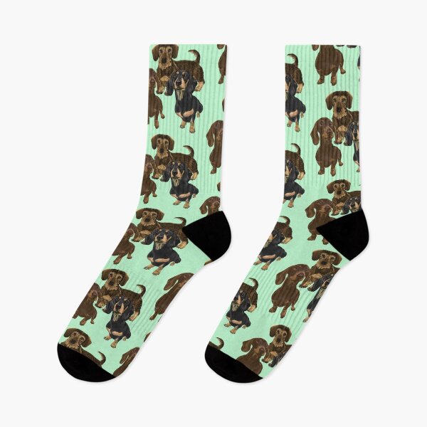 Item preview, The Gorgeous Dachshund Gang designed and sold by barksandsqueaks.