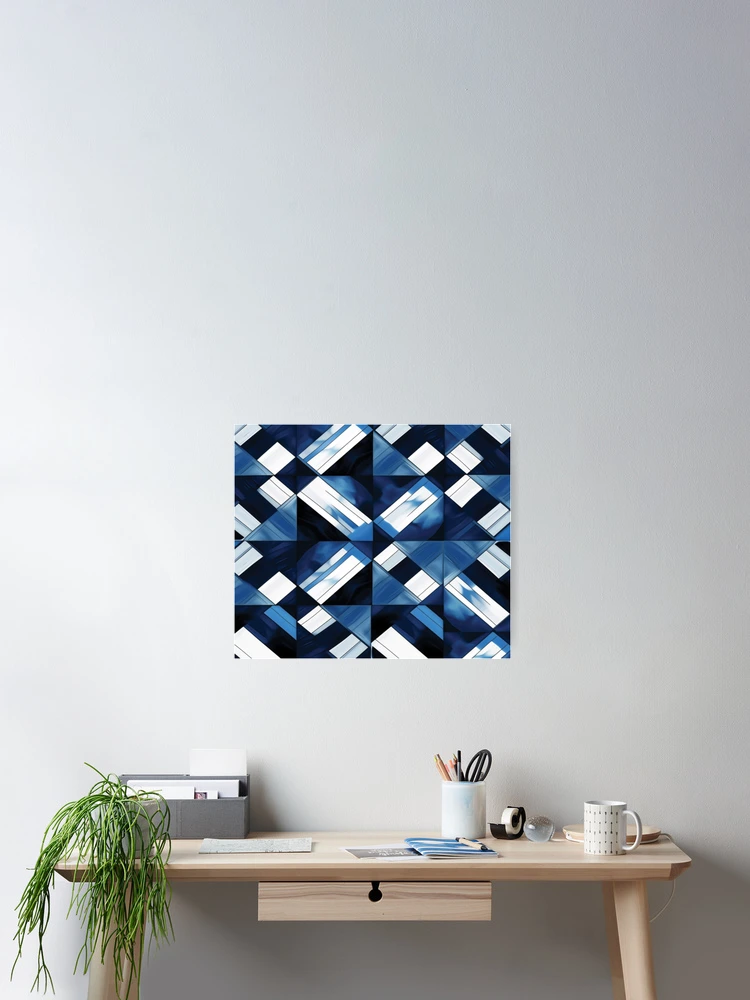 Thumbnail 2 of 3, Poster, Geometric Pattern designed and sold by Smiling Collie Designs.