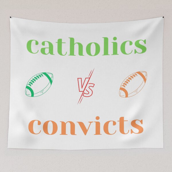 Item preview, Catholics Vs Convicts designed and sold by vargass street.