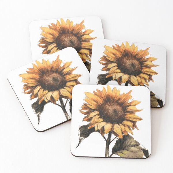 Item preview, A Sunflower Sketch designed and sold by Sketch-Shack.