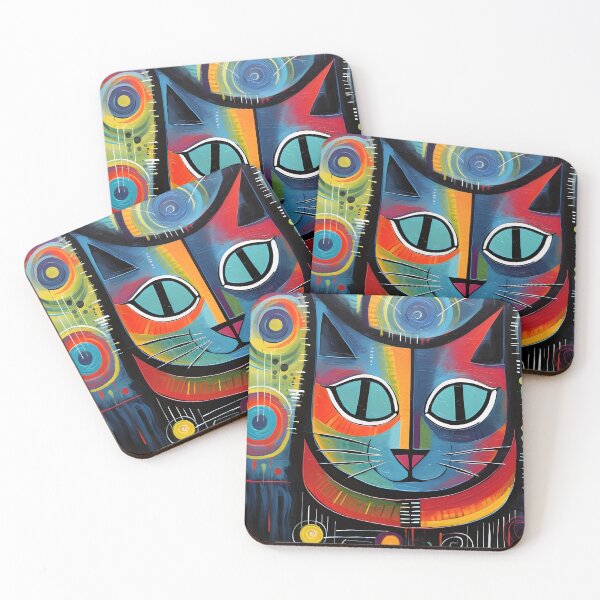 Item preview, Abstract Cat #11 designed and sold by DigiWorldAi.