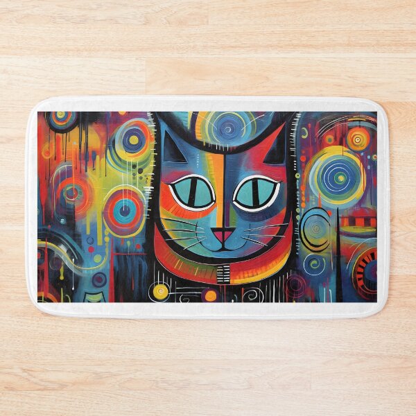 Item preview, Abstract Cat #11 designed and sold by DigiWorldAi.