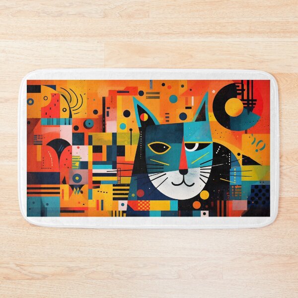 Item preview, Abstract Cat #12 designed and sold by DigiWorldAi.