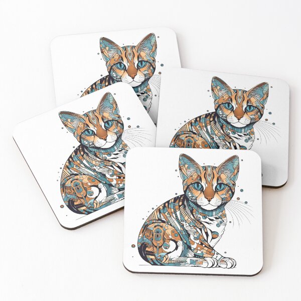 Item preview, BengalTech Catwear - High-Tech Futuristic Design for Feline Lovers designed and sold by DooodleGod.