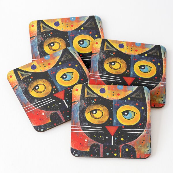 Item preview, Abstract Cat #13 designed and sold by DigiWorldAi.
