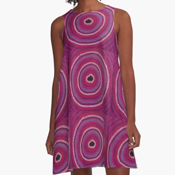Secret Waterhole (Pink) A-Line Dress