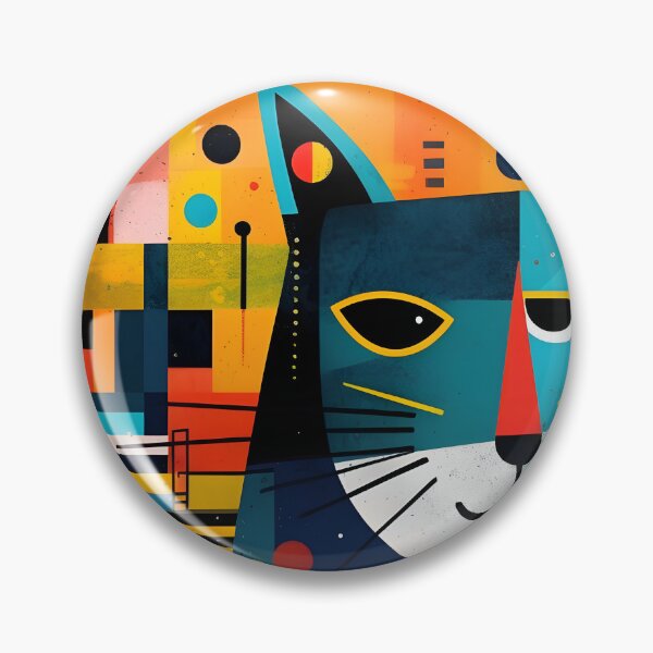 Item preview, Abstract Cat #12 designed and sold by DigiWorldAi.
