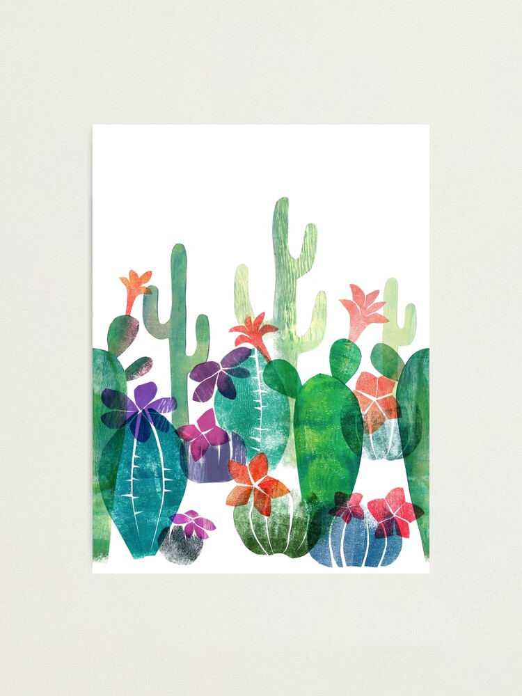 Alternate view of Blooming desert Photographic Print