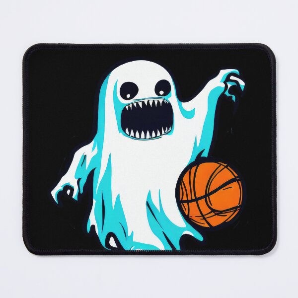 Item preview, Ghost Dribbling Basketball - Sporty Halloween  designed and sold by pocketart2023.