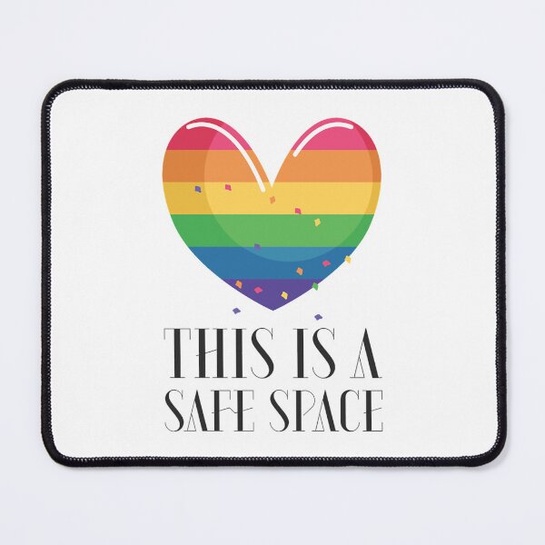 Item preview, Safe Space For Everyone - Heart - White Background designed and sold by tymngungdap.